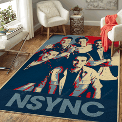 Nsync Pop Music Art For Fans Area Rug Living Room Carpet Rug Regtangle Carpet Floor Decor Home Decor