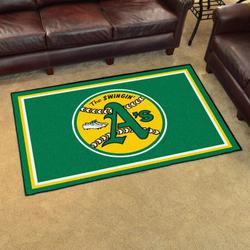 Oakland Athletics Area Rug Mlb Baseball Team Logo Carpet Living Room Rugs 11