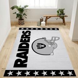 Oakland Raiders 3 Banner Nfl Team Logo Rug Bedroom Rug Us Gift Decor
