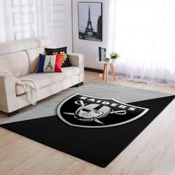 Oakland Raiders Area Rugs Living Room Carpet Christmas Gift Rug Regtangle Carpet Floor Decor Home Decor
