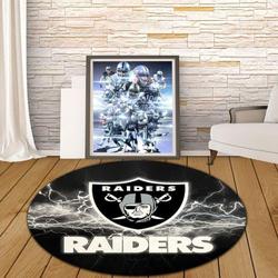 Oakland Raiders Lighting For Football Fan Rug Area Rug Living Room Carpet Rug Regtangle Carpet Floor Decor Home Decor