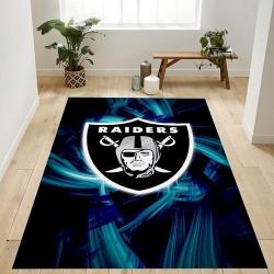 Oakland Raiders Nfl Area Rug Bedroom Rug Us Gift Decor Living Room Area Rug Home Decor