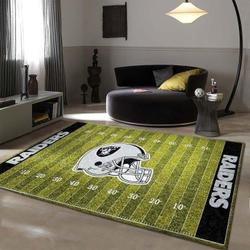 Oakland Raiders Nfl Area Rugs Living Room Carpet Christmas Gift Rug Regtangle Carpet Floor Decor Home Decor V11147