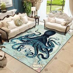 Octopus Area Rug Rug Regtangle Carpet Floor Decor Home Decor