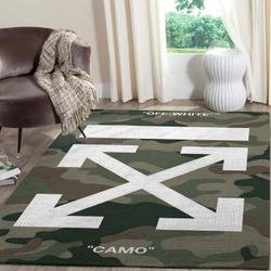 Off White Logo Area Rugs Living Room Carpet Fn181254 Local Brand Rug Regtangle Carpet Floor Decor Home Decor