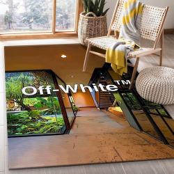 Off White Poster Area Rug Fashion Brand Rug Home Decor Floor Decor Off