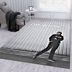 Offwhite Fashion Girl Rug Living Room Rug Home Us Decor Living Room Area Rug Home Decor