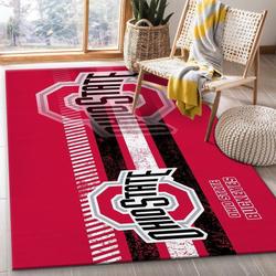 Ohio State Buckeyes Ncaa 1 Area Rug Living Room Bed Room Rug Regtangle Carpet