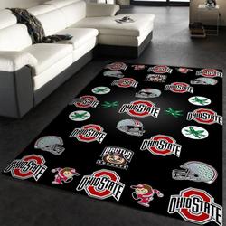 Ohio State Buckeyes Ncaa 4 Area Rug Living Room Bed Room Rug Regtangle Carpet