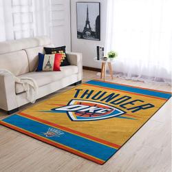 Oklahoma City Thunder Nba Area Rugs Living Room Carpet Regtangle Carpet