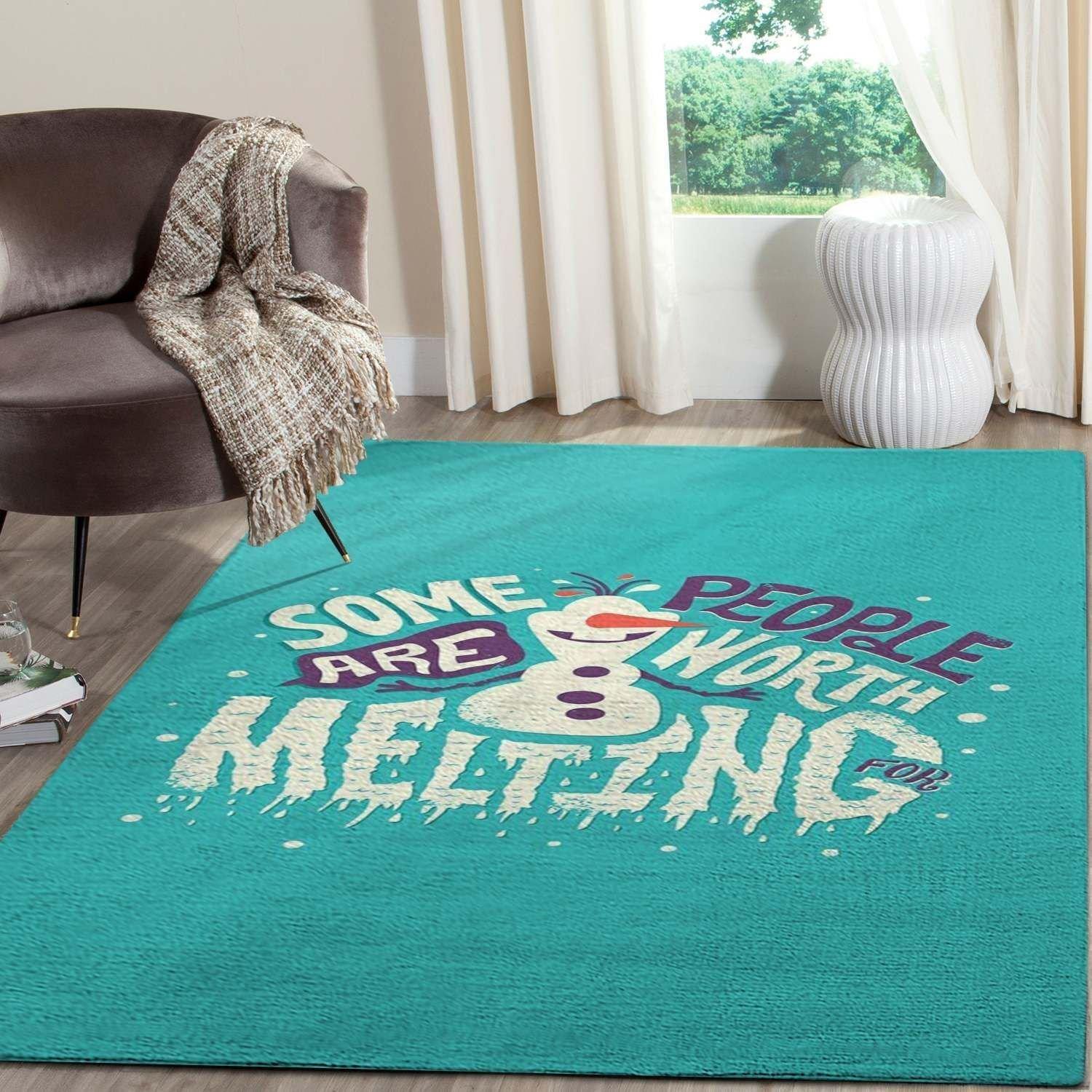 Olaf Frozen Area Rugs Disney Movies Living Room Carpet Fn091202 Rug Regtangle Carpet Floor Decor Home Decor