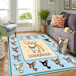 Chihuahua Area Rug Living Room Rug Home Decor Home Decor Bedroom Living Room