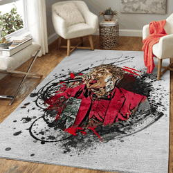 Oliver Sykes Bmth Abstract Music Splash Art For Fans Area Rug Living Room Carpet Rug Regtangle Carpet Floor Decor Home Decor