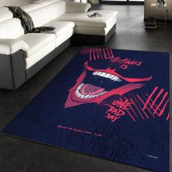 One Bad Day Joker Area Rug Living Room And Bed Room Rug Rug Regtangle Carpet Floor Decor Home Decor