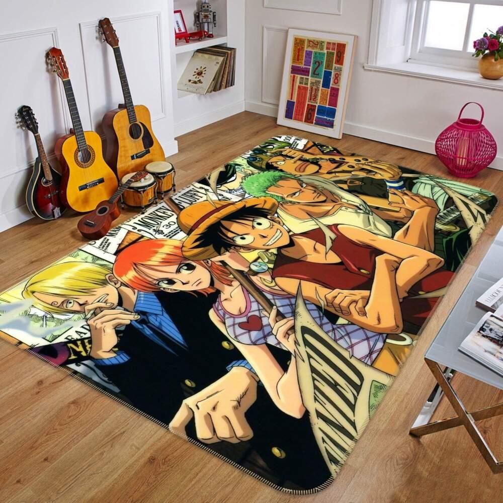 One Piece Anime 5 Area Rug Living Room And Bed Room Rug Rug Regtangle
