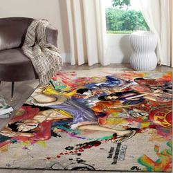 One Piece Anime Area Rugs Living Room Carpet Floor Decor Home Decor V8359