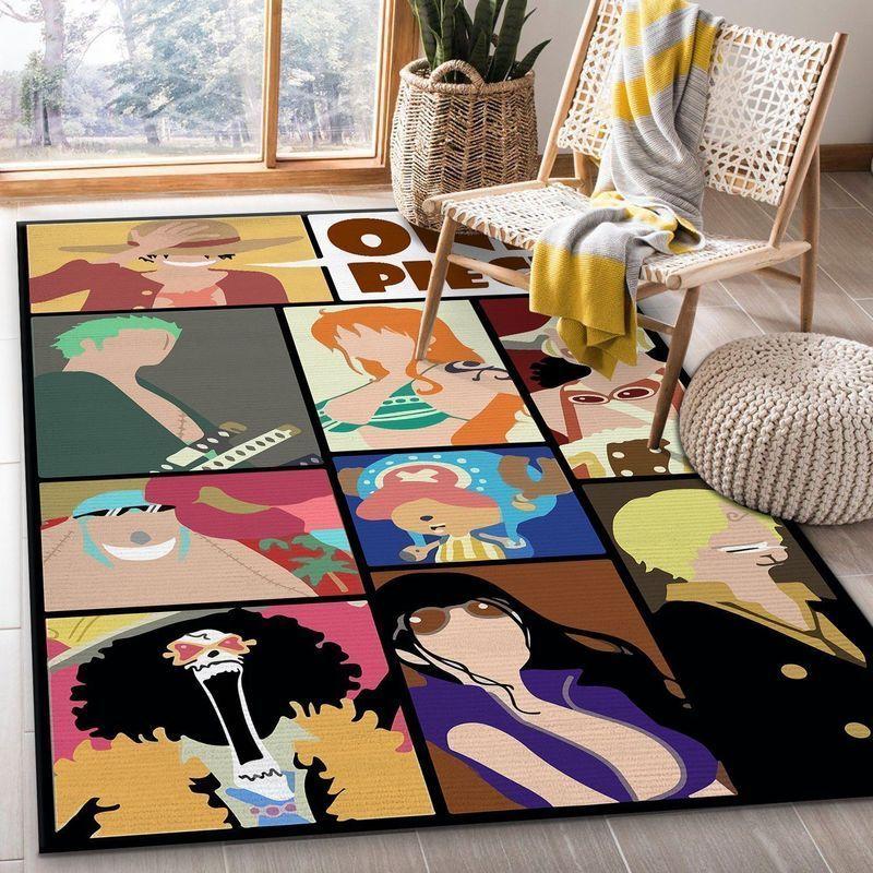 One Piece Anime Movies 1 Area Rug Living Room And Bed Room Rug Rug Regtangle