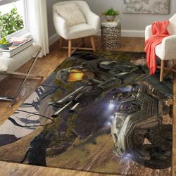 One Punch Man And Goku Area Rug Living Room Rug Home Decor Carpet