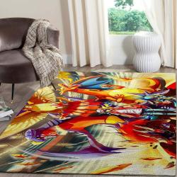 Pokemon Red Living Room Rug Home Decor Carpet Rug Living Room 2003271