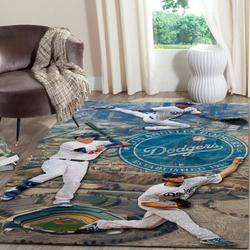 Los Angeles Dodgers Rug Home Decor MLB Team Logo Carpet Rug Living Room 2003274