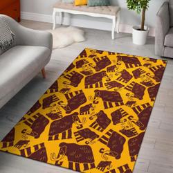 Ostrich Pattern Print Area Rug Living Room Rug Home Decor