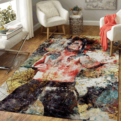 Ozzy Osbourne Art Music Art For Fans Area Rug Living Room Carpet Rug Regtangle Carpet Floor Decor Home Decor