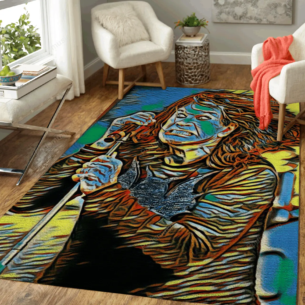 Ozzy Osbourne Music Legends Art For Fans Area Rug Living Room Carpet Rug Regtangle Carpet Floor Decor Home Decor