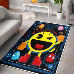 Pac Man Gaming Collection Area Rugs Living Room Carpet Rug Regtangle Carpet Floor Decor Home Decor