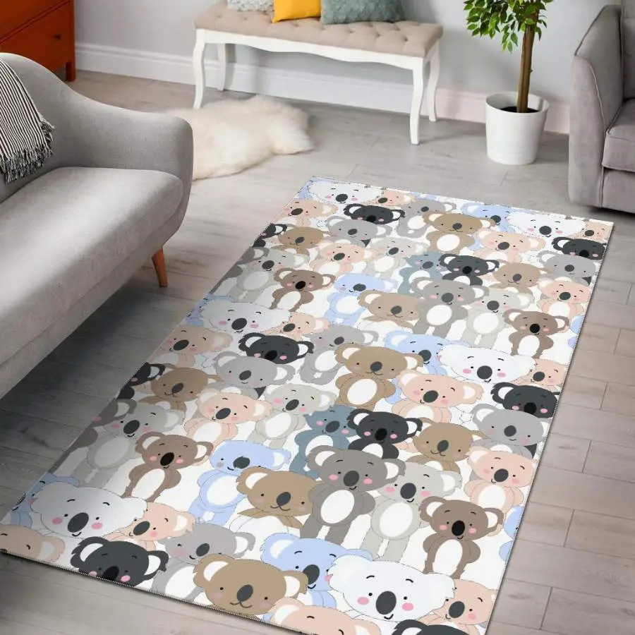Bear Area Rug Living Room Rug Home Decor Video Game Gfd 101116
