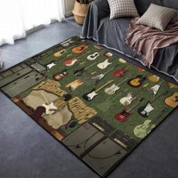 Guitar Area Rug Living Room Rug Home Decor Video Game Gfd 2002133