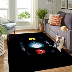 Pacman Area Rug Video Game Carpet Gamer Living Room Rugs Rug Regtangle Carpet Floor Decor Home Decor V491