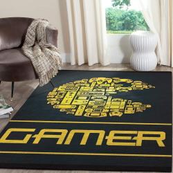 Pacman Area Rug Video Game Carpet Gamer Living Room Rugs Rug Regtangle Carpet Floor Decor Home Decor V506