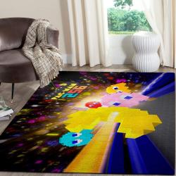 Pacman Area Rug Video Game Carpet Gamer Living Room Rugs Rug Regtangle Carpet Floor Decor Home Decor V516