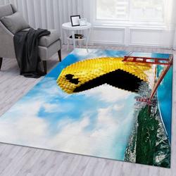Pacman Eat City Gaming Area Rug Living Room And Bed Room Rug Rug Regtangle Carpet Floor Decor Home Decor