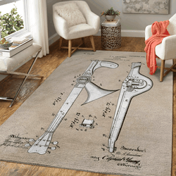 Patent Amundson Violin 190 Patent Music Art For Fans Area Rug Living Room Carpet Rug Regtangle Carpet Floor Decor Home Decor