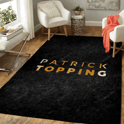 Patricktopping Gold Badges Art For Fans Area Rug Living Room Carpet Rug Regtangle Carpet Floor Decor Home Decor