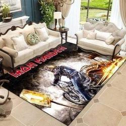 Pattern Print Anchor Nautical Area Rug Living Room Rug Home Decor