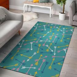 Pattern Print Bicycle Area Rug Living Room Rug Home Decor