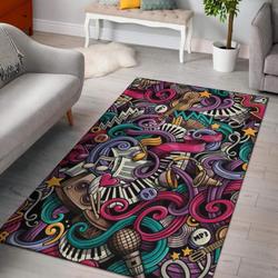 Pattern Print Chameleon Area Rug Living Room Rug Home Decor