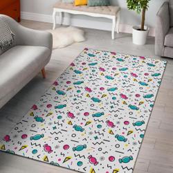 Pattern Print Chess Area Rug Living Room Rug Home Decor