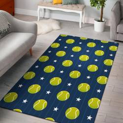 Pattern Print Tennis Area Rug Living Room Rug Home Decor