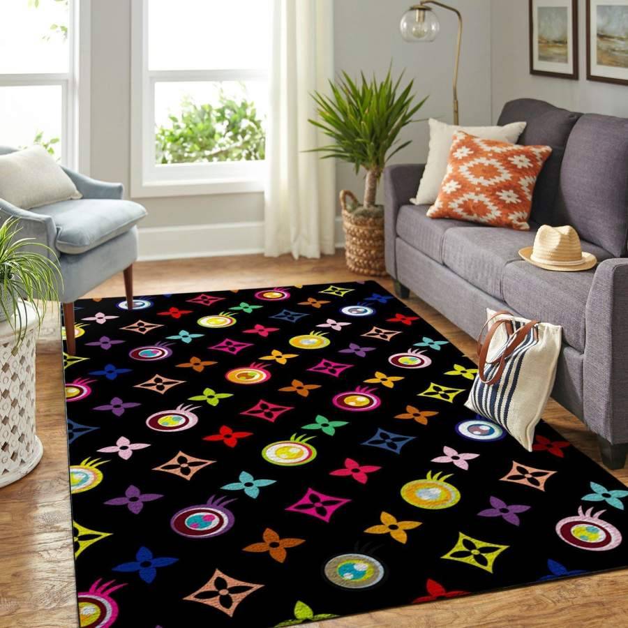 Pattern Print Violin Area Rug Living Room Rug Home Decor