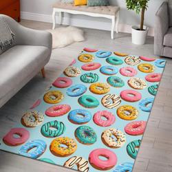 Pattern Print Virus Bacteria Area Rug Living Room Rug Home Decor