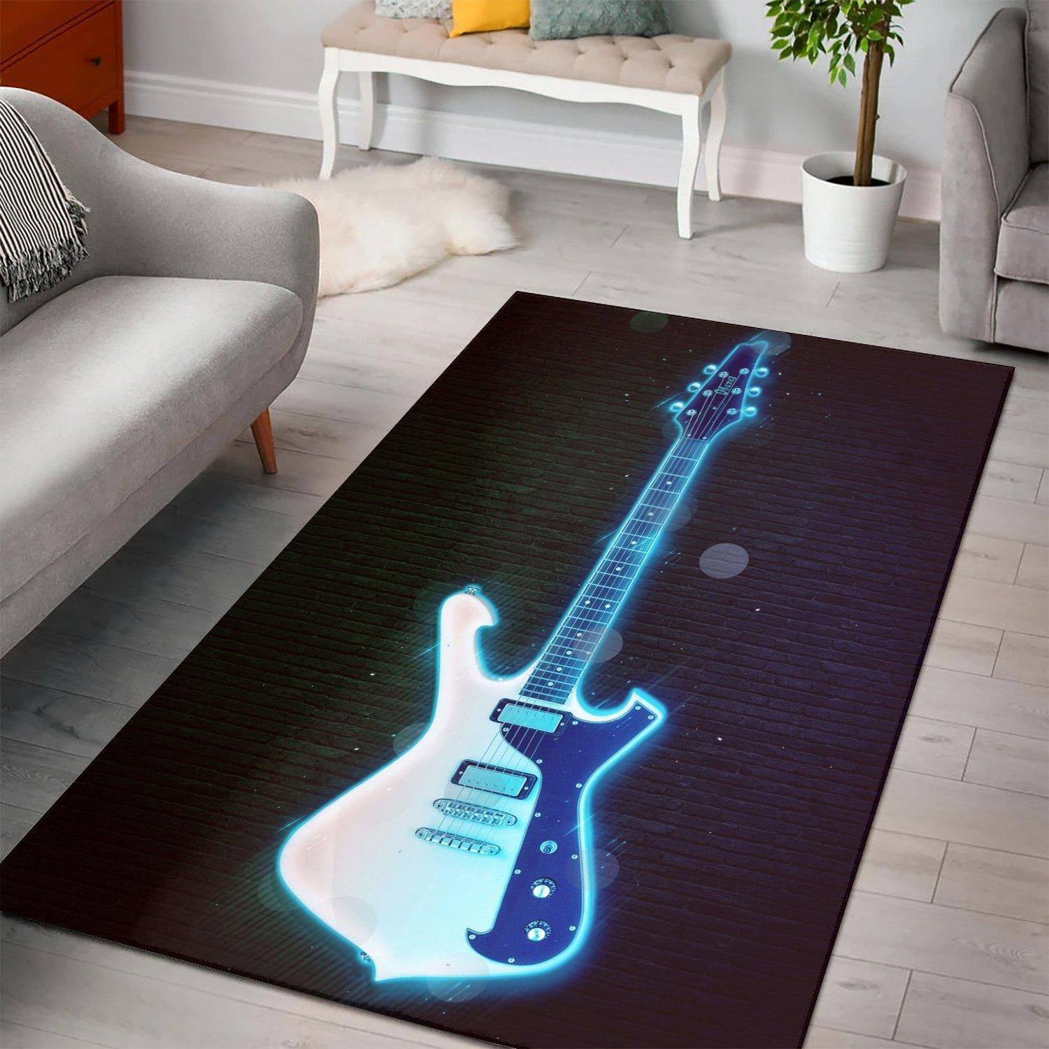 Paul Gilbert Instrument Area Rug Living Room Rug Home Decor Bedroom Family Decor
