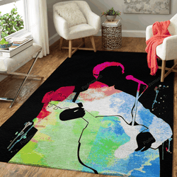 Paul Mccartney Watercolor Music Legends On Stage Art For Fans Area Rug Living Room Carpet Rug Regtangle Carpet Floor Decor Home Decor