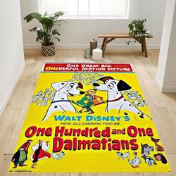 Perdita And Pongo Disney 101 Dalmatians Area Rug Living Room And Bedroom