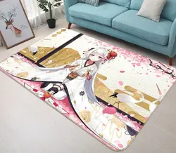 Petal Girl Anime 1 Area Rug Living Room And Bed Room Rug Rug Regtangle Carpet Floor Decor Home Decor