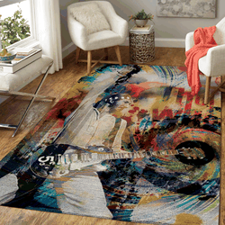 Pete Townshend The Who Music Art For Fans Area Rug Living Room Carpet Rug Regtangle Carpet Floor Decor Home Decor
