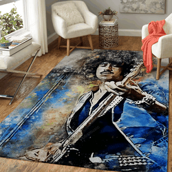 Phil Lynott Music World Art For Fans Area Rug Living Room Carpet Rug Regtangle Carpet Floor Decor Home Decor