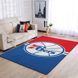Philadelphia 76Ers Nba Carpet Living Room Rugs Rug Regtangle Carpet V1725